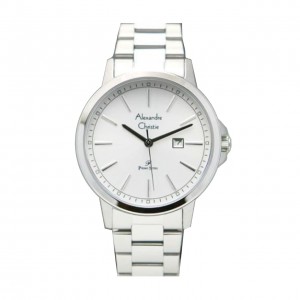 Alexandre Christie AC 1014 Silver White Steel Man MDBSSSL